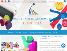 Tablet Screenshot of dongphat.net